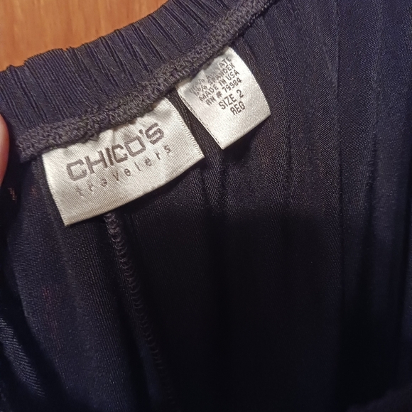 Bundle Chico's Travelers 3 Pieces Blazer Pants & Blouse Size 2 Large Minimalist - Picture 10 of 10